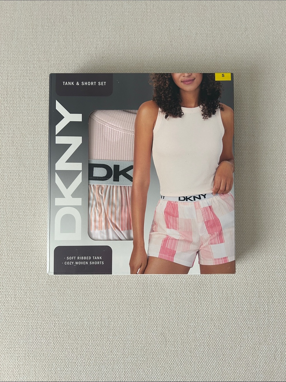 DKNY Tank and Short Set — Pink